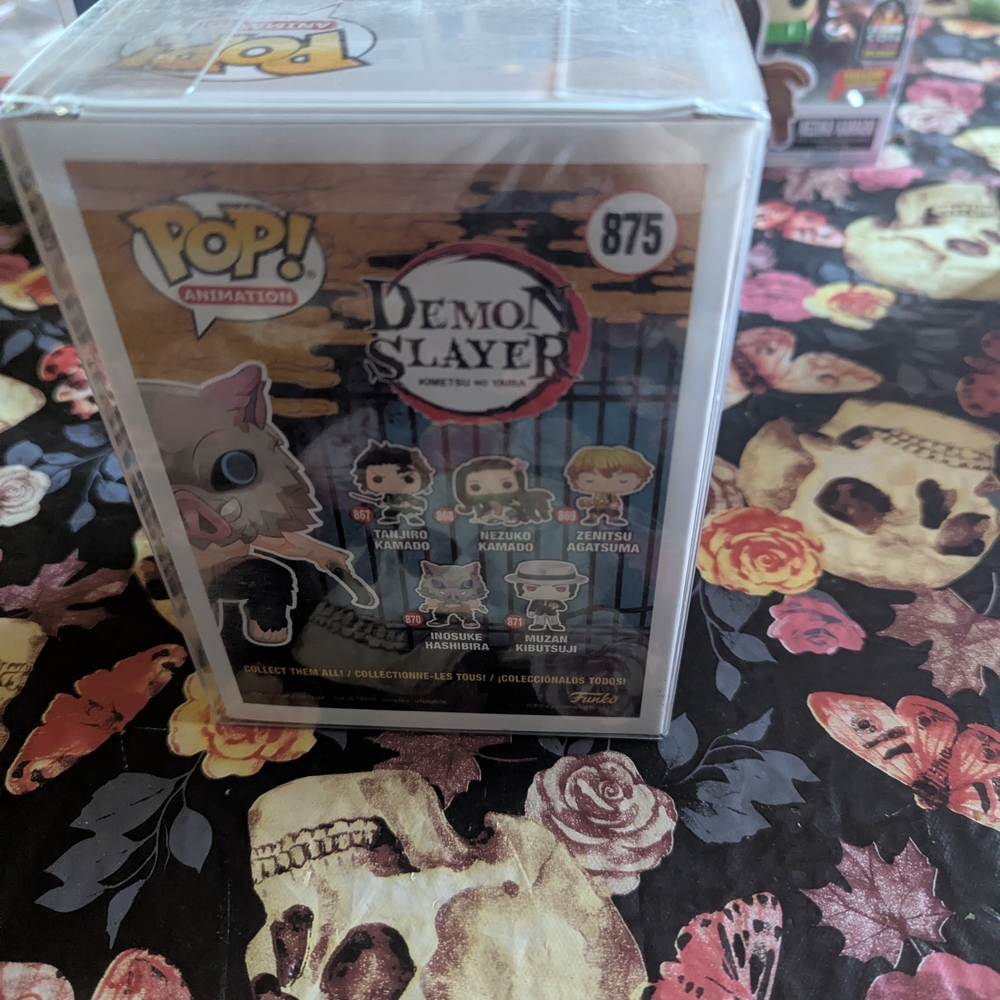 Funko Pop Inosuke Hashibira Flocked - Picture 3 of 4